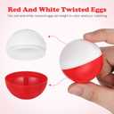 Veemoon Gumball Machine Capsules, 60pcs Vending Machine Capsules Small Plastic Boxes Small Round Plastic Classic Clear Containers for Prizes Party Favors Supplies Surprise Stuffer DIY Craft 50mm