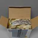 Geosar 72 Pieces 3/4/6 Inches Christmas Artificial Glitter Poinsettia Flowers Ornaments Xmas Flowers Wedding for Christmas Tree Ornaments(Gold)