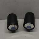 Solar Wall Lights Outdoor 2 Pack, Up and Down Lighting Solar Wall Sconce, Dusk to Dawn Warm White LED, IP65 Waterproof Exterior Decorative Lights for Porch, Patio, Fence, Garage, Garden