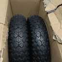 (2-PACK) 4.80/4.00-8" Tire and Wheel, 16" Pneumatic Tire Wheels with 5/8" Bearings (Extra 3/4") and 3" Centered Hub for Wheelbarrow, Hand Truck, Garden Carts, Yard Wagon Dump Cart