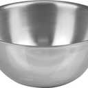 Fox Run Large Stainless Steel Mixing Bowl, 6.25-Quart, 11.75 x 5.5 inches, Metallic