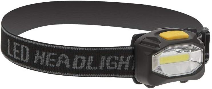 Warner Manufacturing 11264 Bull Dog 70 Lumen 3W LED Headlamp, Single-Strap, Black