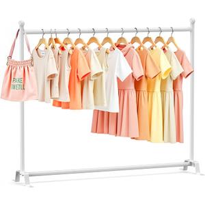 Coonoor Kids Clothing Holder Stand, 45" W x 38" H Clothes Hanger Rack for Floor
