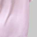 RoseSeek Girl's Jersey Y2K Oversized Graphic Number Print Tops V Neck Short Sleeve T Shirt Hip Pop Tee Streetwear (Pink)
