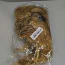 Hairpiece Curly Messy Hair Bun Wrap Scrunchies Elastic Rubber Hair Band Updo Chignon Hair Extension Piece (one size, Ash Blonde)