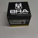 BHA 5" Inch 8 Hole Hook and Loop Sanding Discs for Orbital DA Sanders - 100 Pack (80 Grit)