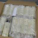 24 Pack Christmas Decoration Flickering Flameless Candles,Battery Operated Candles,LED String Lights LED Candles for New Year, Home Decor, Parties,Wedding(D2.2 xH 5" 6" 7") (Ivory)