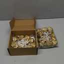 Streamer Poppers 24Pack Golden, Confetti Streamers No Mess Party Poppers, Hand Thrown Streamers for Weddings Birthdays Events, Quiet Easy Cleanup (Golden, 24Pack)