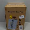 Sump Pump Submersible Water Pump 1HP 3700GPH Portable Water Transfer Pump Electric for Pool Draining Hot Tub Basement Utility Pumps