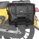 Rhinowalk Motorcycle Saddlebag 15L Waterproof Luggage Bag Quick Release Motorcycle Side Bag Fits Most Adventure and Sports Bike Motor Racks (Black, 1 Pack)