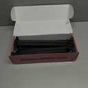 HUHOLE 10-Pack Gridwall Waterfall Hooks, 12-Inch 6-Ball Faceouts for Retail Display, Heavy Duty Square Tube Clothing Hangers for Wire Grid Panels, Black Powder-Coated Garment Racks for Garment