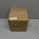 5.8 Inch Plant Pot: Ceramic Planter with Drainage Hole & Saucer for Indoor Outdoor Plants - Flowerpot with Bonded Tray for Home Office - Beaded Embossed Style, Cream White