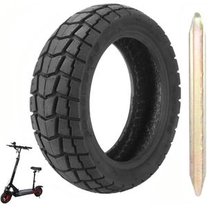10x2.75‑6.5 Electric Scooter Tire Tubeless Tire 10 Inch Off-Road Tubeless Tyre 10x2.70-6.5 Vacuum Tire for Speedway 5 Dualtron 3 Electric Hover-1 Alpha JOYOPR S Hiboy Titan PRO Shock Absorption