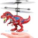 Dinosaur Toys, Upgraded Flying Toy Ball Infrared Induction RC Flying Ball Toy for Kids Boys LED Helicopter Flying Drone Indoor Outdoor Games Christmas Birthday Gifts for 8 9 10 11+ Year Old