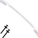 Upgraded 316443601 Oven Door Handle Replacement Compatible with Frigidaire Kenmore Electrolux Electric Range Oven Stove Come with 2 Pack 316433300 Range Oven Door Handle Screws