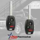 Key Fob Keyless Entry Remote fits 2008 Honda Fit / 2005-2010 Honda Odyssey / 2006-2014 Honda Ridgeline (OUCG8D-380H-A), Set of 2