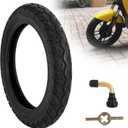 14X2.125 Tubeless Tire, 14 X 2.125 Electric Bike Tire with Angled Valve for 14 Inch Electric Folding Bike, E-Bikes and E-Scooters