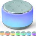 FamiSym Rechargeable White Noise Sound Machine Baby with Night Light