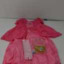 GZ-LAOPAITOU Peach Costume for Girls Princess Peach Dress Kids Halloween Cosplay Birthday Party Dress Up Outfits, Size 120