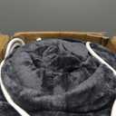 Electric Blanket Heated Queen, Soft Flannel 84"x90" Heating Blanket with 8 Hours Auto Off 10 Fast Heating Levels Machine Washable Sherpa Heated Blanket with Overheating Protection (Gray)