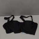 Women Underwire Bikini top Only - Longline Push Up Bathing Suit Top Bra Swim Tops 2025 Swimsuit Tops (Large, Black)