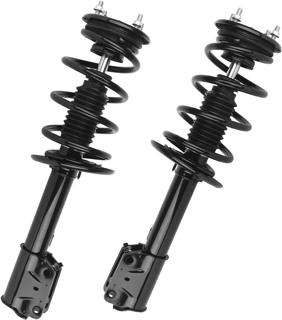 KUSATEC Front Pair Complete Struts Shock Absorber fit for Ford Explorer 2013 2014 2015 2016 2017 2018 2019, 172729 172730 Left/Right Struts with Coil Spring Assemblies
