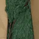 12 Pcs Artificial Norfolk Pine Branches, Norfolk Pine Artificial Pine Stems DIY Crafts Faux Christmas Greenary Norfolk Pine Branches for Xmas Wreath Garland Home Decor (12)