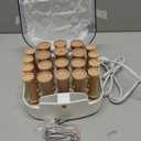 Conair Double Ceramic Hot Rollers for Long, Medium, and All Hair - Hair Curler - Hair Roller Clips Included - 1/2 inch, 3/4 inch, and 1 inch Rollers