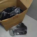 Huquary 6 Pack Necklace Display Stand Necklace Holder Jewelry Bust Display Stands for Selling Home Store Trade Shows Photography Props Retail(Black, Velvet)