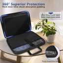 Alfheim 13-14 inch Hard Shell Laptop Case Sleeve, Waterproof Shockproof Shoulder Bag, Protective Carrying Case Compatible for 13.3 14.2 MacBook Pro A2442 A2338 13.3 MacBook Air 2337 M1 A2179