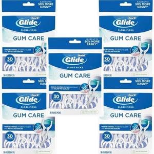 Glide Pro-Health Advanced Floss Picks 30 Ea (Pack of 5)