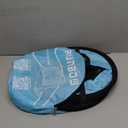 RUNBOW 3.3x2.2ft Pop Up Portable Soccer Goal for Kids Children's Soccer Net Outdoor Fun in Backyard and Beach（3.3x2.2ft, Sky Blue，2 Pack）