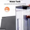 K Cup Coffee Maker With Bold Setting, Single Serve Hot & Iced Coffee Maker for K-Cup and Grounds, 52oz Removable Reservoir, 6 to14oz Brew Sizes, Pod Coffee Machine With Reusable Filter, Gray