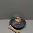 Induction Nonstick Skillet Frying Pan With Lid,Swiss Granite Omelette Pan, Scratch-Resistant Safe Cookware SetPFOA Free(8 inch)