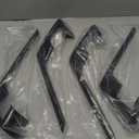 Aunginsy Inner Door Handle Panel Strip Trim Compatible with Toyota Tundra 2022-2026, Front Rear Door Panel C-shaped Decorative Cover C-Type Protection ABS Interior Accessories, Not Fit Limited Version (Carbon Fiber Pattern)