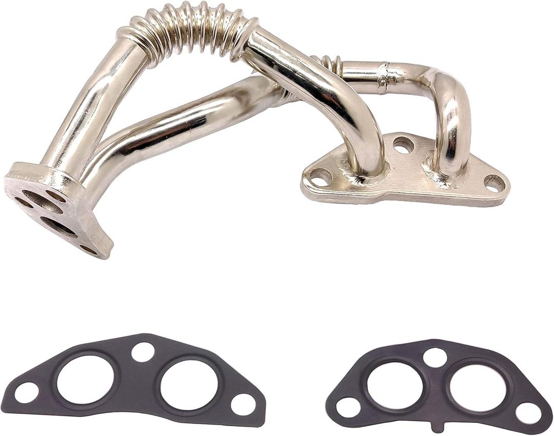 04004-29131 Engine Oil Cooler Line Hose Lower Pipe Assembly w/Gaskets for 2007-2016 Toyota Venza Highlander Sienna Lexus RX350 RX450h 3.5L 625-022 15767-31020 15785-31010 11496-31010