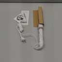 Conair Double Ceramic 1-Inch Curling Wand, Produces Flawless Waves, Curling Iron for Use on Medium and Long Hair, 30 Heat Setting Curling Iron, White