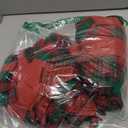 MCEAST 10 Pieces Christmas Red and Green Buffalo Plaid Cabinet Bows, Polyester, 10 x 87 Inches