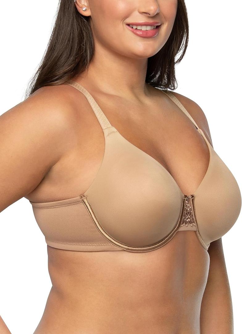 Vanity Fair Women's Beauty Back Smoothing Minimizer Bra, Minimizes Bust Line up to 1.5", Non Padded Cups up to H (38DD)