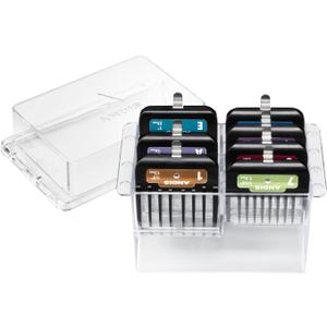 Andis 562014 Premium Clip Animal Comb Set  Built with Plastic, Includes 7 Color Coded Combs of Different Sizes, Metal Clip to Attach Comb - Fits Ultra Edge & Ceramic Edge Blades, Multicolor