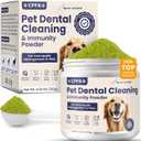 Dog Dental Cleaning Immunity Powder Dog Dental Cleaning Powder with Probiotics to Lighten Bad Breath and Control Plaque Tartar Supports Dogs Dental Care and Immune Health 4.23 OZ (4.23 Ounce (Pack of 1)) (EXP: 12/14/2027)