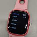 Kids Smart Watch with Heart Rate/Sleep/Stress Monitor, Kid Fitness Tracker Watch Pedometer, Smartwatches for Girls Boys with Family Account, Games, IP68 Waterproof - Smart Watch for Kids 4-16, Pink