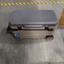 Igloo Maxcold Glide 110Qt Wheeled Cooler | Insulated Hard Shell Ice Chest, Sandstone 168-Can