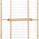 Toddleroo by North States - Extra-Wide Wire Mesh Wooden Baby Gate: Pressure Mounted Baby Gate for Doorways - Adjustable 29.5 to 50 Inches Wide - 31 Inches Tall