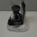 Ceiling Fans with Lights,28" LED Fan Light Hanging With Hook,Hook type ceiling fan,Plug in Ceiling Fan light,35W,3000-6500k,Remote Control,Portable Fan for Camping Bed,Patios,(Black)