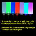[ Button Switch Colors Freely ] RGB Decorations Batman led Light Flexible Helmet Lights Cosplay DIY kit RGB Superhero for Men Gifts