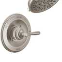 Delta Roe 14 Series 5-Setting Bathtub and Shower Faucet Set, Brushed Nickel Shower Head and Handle Set, Valve Trim Kit, Stainless T144985-SS (Valve Not Included)