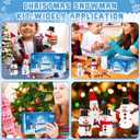 15 Pack Christmas Crafts Supplies, DIY Snowman Making Kit for Children, Christmas Stocking Stuffers, Air Dry Snowman Decorating Kit Winter Snowman Presents Toys for Christmas Holiday Decorations
