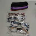 NORPERWIS Reading Glasses 5 Pairs Quality Readers Spring Hinge Glasses for Reading for Men and Women (+6.00)