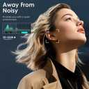 2 x Ear Plugs for Sleeping Noise Cancelling,Reusable Silicone Earplugs with Carrying Case,Ear Plugs for Noise Reduction for Sleep,Noise Sensitivity,Travel,Focus - 5 Pairs Ear Tips in S/M/L (1 Count (Pack of 2))